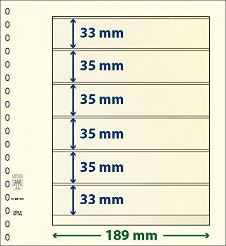 Lindner dT802606P dT-Blanko-Blatt 5er Pack