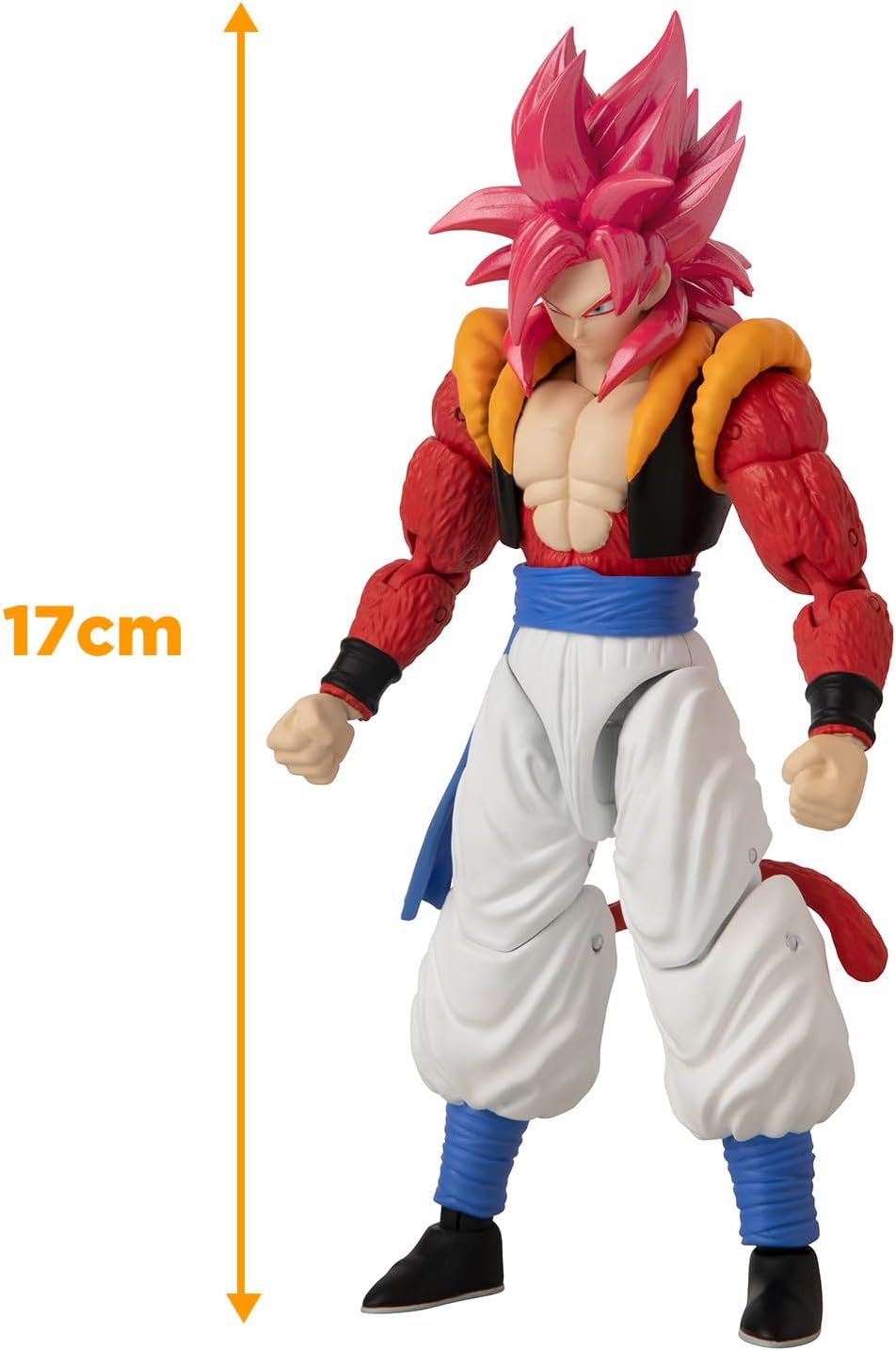 BANDAI – Dragon Ball Super – Dragon Star Figur 17 cm – Super Saiyan 4 Gogeta – 36765, Super Saiyan 4