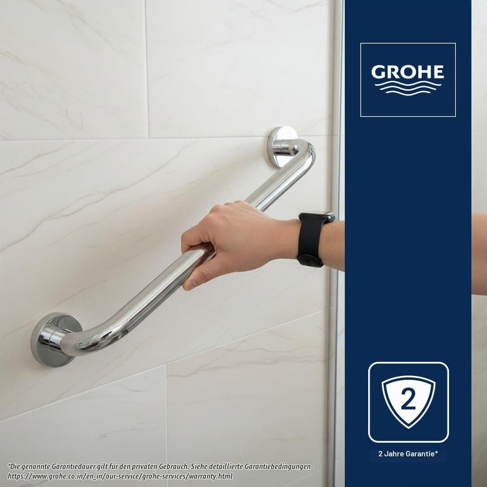 Grohe Wannengriff Essentials, 1 Stück, 40794001, 657 mm 657 mm (Stichmass 600 mm) Rund, 657 mm (Stic