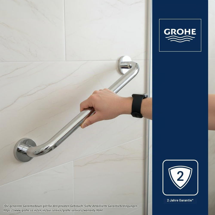 Grohe Wannengriff Essentials, 1 Stück, 40794001, 657 mm 657 mm (Stichmass 600 mm) Rund, 657 mm (Stic