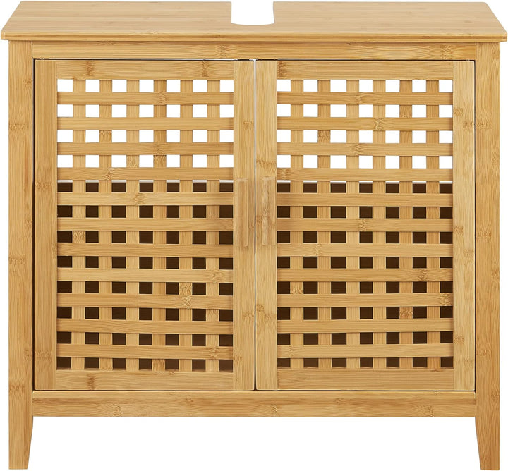 [en.casa] Waschbeckenunterschrank Ingmarsö Waschtischunterschrank Badunterschrank mit 2 Türen 60 x 6