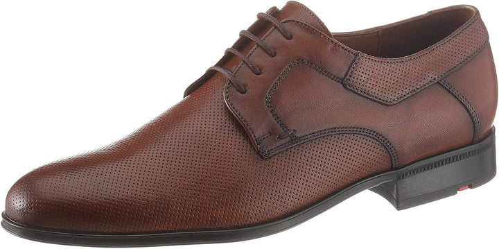 LLOYD Herren Schnürhalbschuhe Levin, Männer Businessschuhe,Derby,Normalweit, Cognac