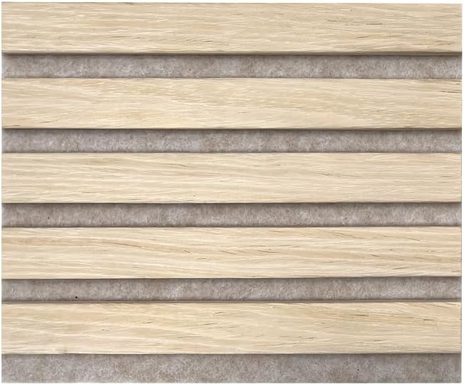 Akustikpaneele AURA Balance Light Oak 240x60cm | Wandpaneel Holzoptik beige | Filz Wandpanel | acous