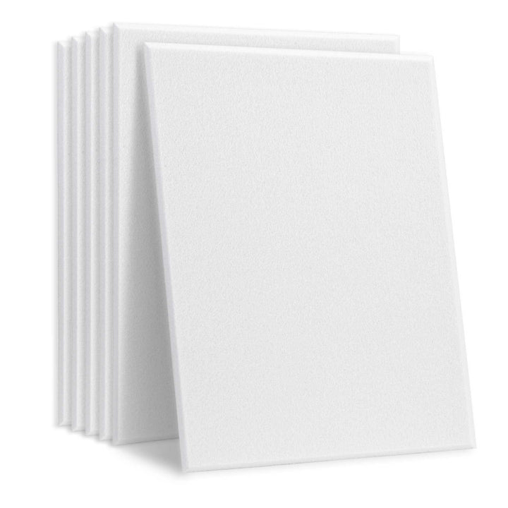 HyFanStr Akustikpaneele Schalldämmung Wand, Schallabsorber Weiss Schall Dämmung, Selbstklebende Scha
