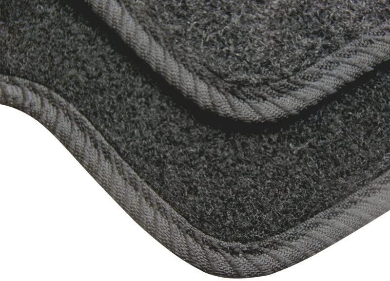Velourmattenset für Mercedes C-Klasse W202 Bj. 1993 - 2001 STD GRAU Mit Absatzschoner Passform Neu V