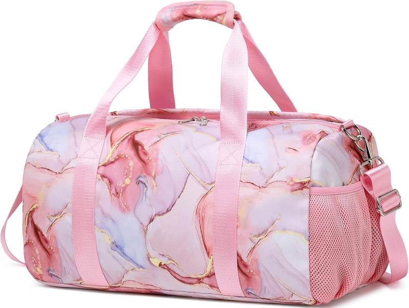 Reisetasche Mädchen Kinder Sporttasche Trainingstasch Schwimmtasche Kinder Weekend Bag Tanztasche Gy