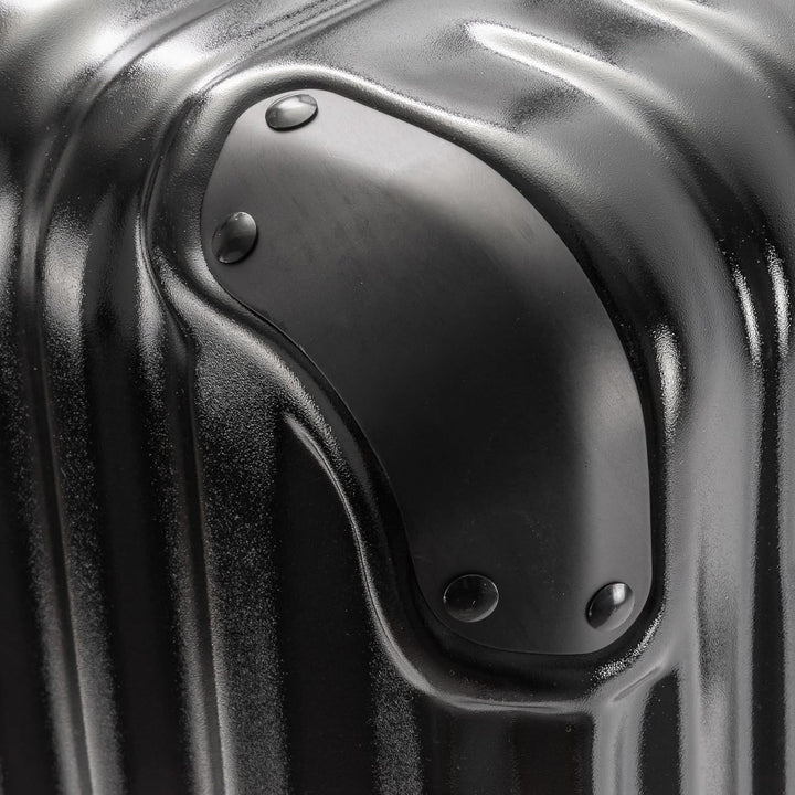 Travelhouse London Koffer Schwarz S-55cm, L-55cm · 2er-Set · Alu-Rahmen · Polykarbonat Hartschale ·