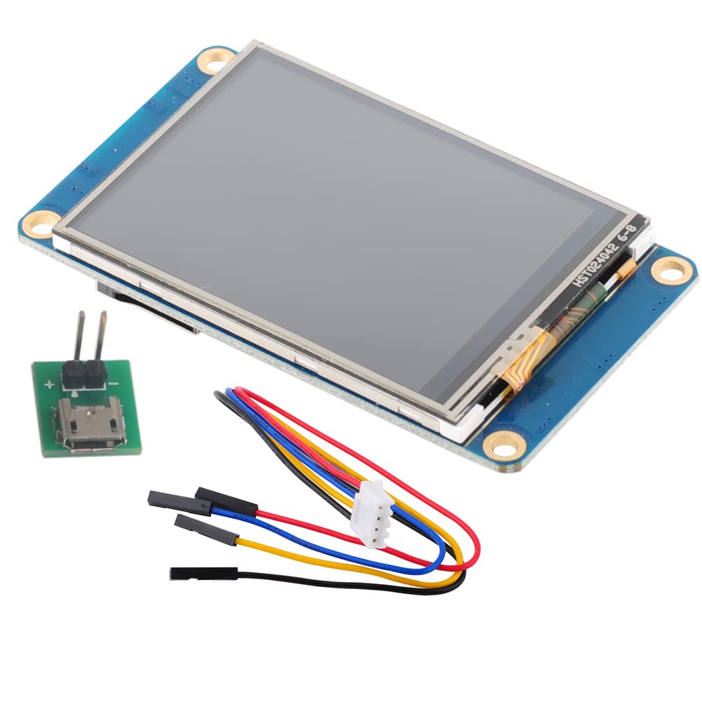 DIYmalls Nextion 2,4 Zoll HMI Display resistiver Touchscreen 5V TFT LCD 320x240 für Arduino ESP32 (N