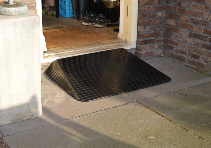 HomeCare Schwellenrampe | Türschwellenrampe | Rampe für Türschwellen (5 x 41 x 110 cm), 5 x 41 x 110