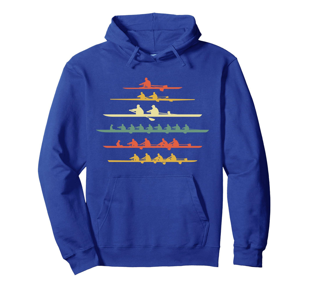 Rudern Vintage Ruderer Geschenk Row Rower Retro Pullover Hoodie