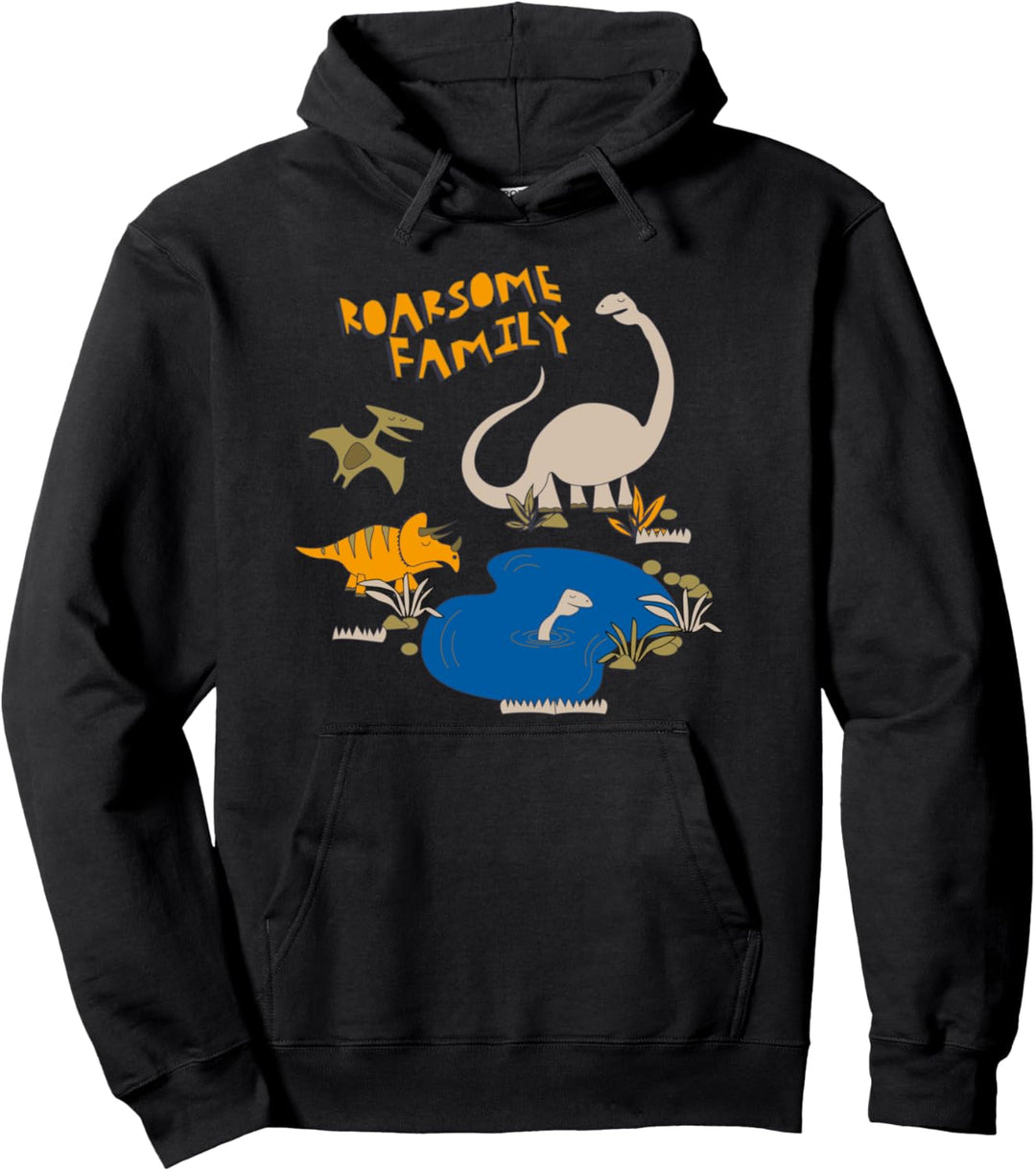 Dino Dinosaurier verloren T-Rex Tiere Spass Roarsome Family Pullover Hoodie