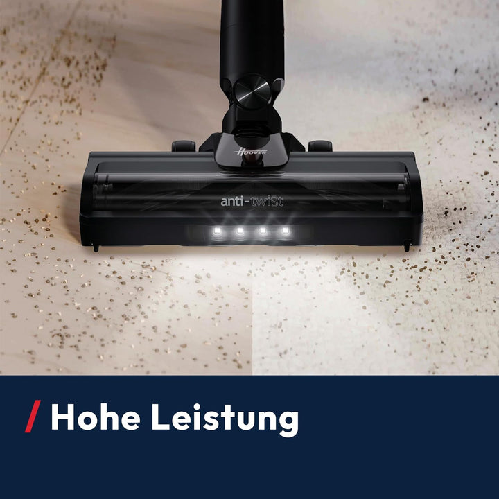 Hoover HF1 Plus Akku Staubsauger mit Anti-Haarverwicklung, Parkfunktion, Staubsauger kabellos mit XL