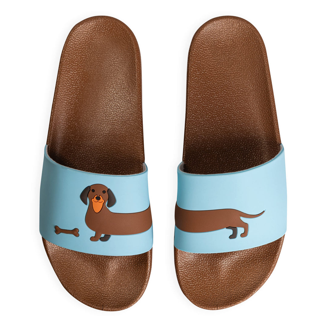 Dedoles Unisex Dedoles Crazy SlidesFlache Sandale 36 EU Langer Dackel, 36 EU Langer Dackel
