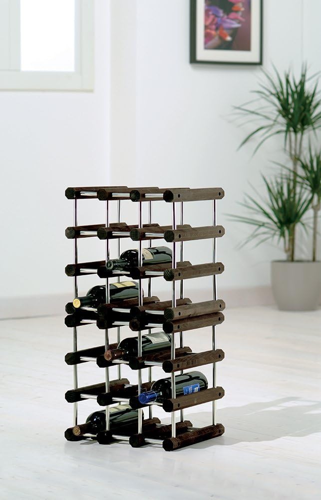 Foppapedretti 9900415615 Il Cantiniere Alluminio/Wenge Alluminio/Wengè, Alluminio/Wengè
