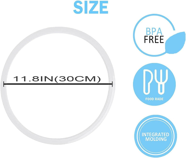 ANZAGA Silikondichtung für Fermentation und Destillation,11.8in(30cm), 11.8in(30cm)