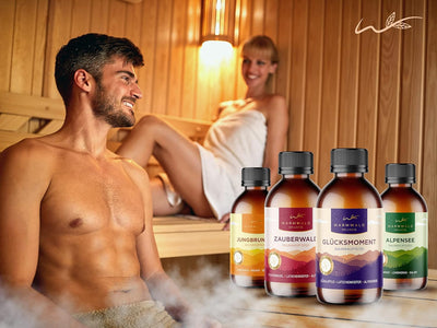 Warmwald - Saunaaufguss - Sauna Aufgussmittel mit natürlichen ätherischen Ölen - Saunaöl - Saunaduft