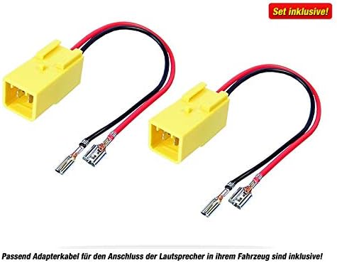 Mediadox 10cm/100mm Auto Lautsprecher/Boxen/Speaker Set von Kenwood (KFC-S1066) kompatibel mit FIAT