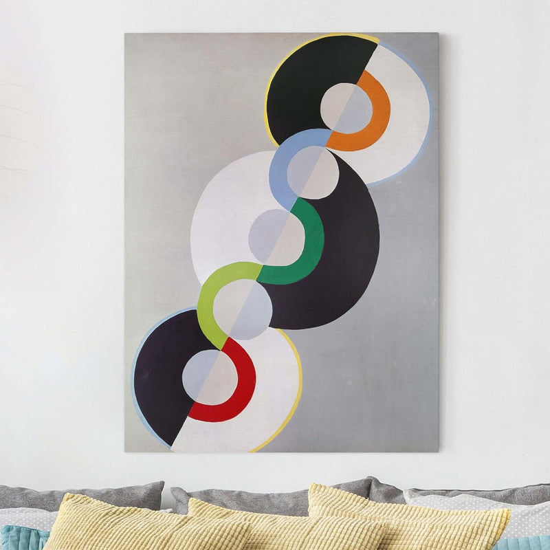 Bilderwelten Leinwandbild div. Künstler Robert Delaunay Endloser Rhythmus 100 x 75cm 100cm x 75cm Ro