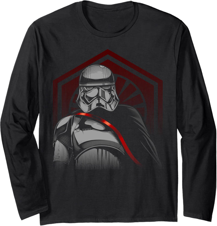 Star Wars Line Art Trooper Langarmshirt