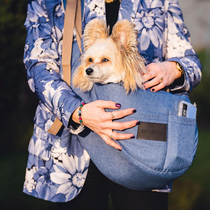 BOUTIQUE ZOO Hundetasche, Welpentasche - bis 6 kg - Tragetasche für kleinen Hund, Welpen, Katze | Fa