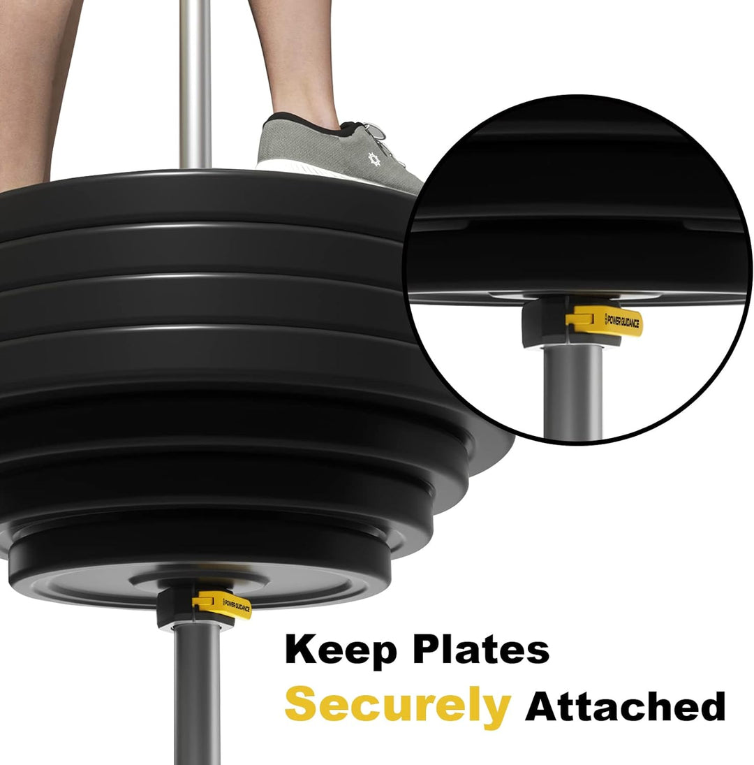 POWER GUIDANCE Hantelverschlüsse Hantel Verschluss, 50MM Langhantel Klemmen Kragen Clips Verriegelun