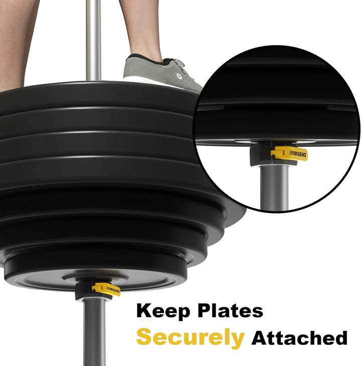 POWER GUIDANCE Hantelverschlüsse Hantel Verschluss, 50MM Langhantel Klemmen Kragen Clips Verriegelun