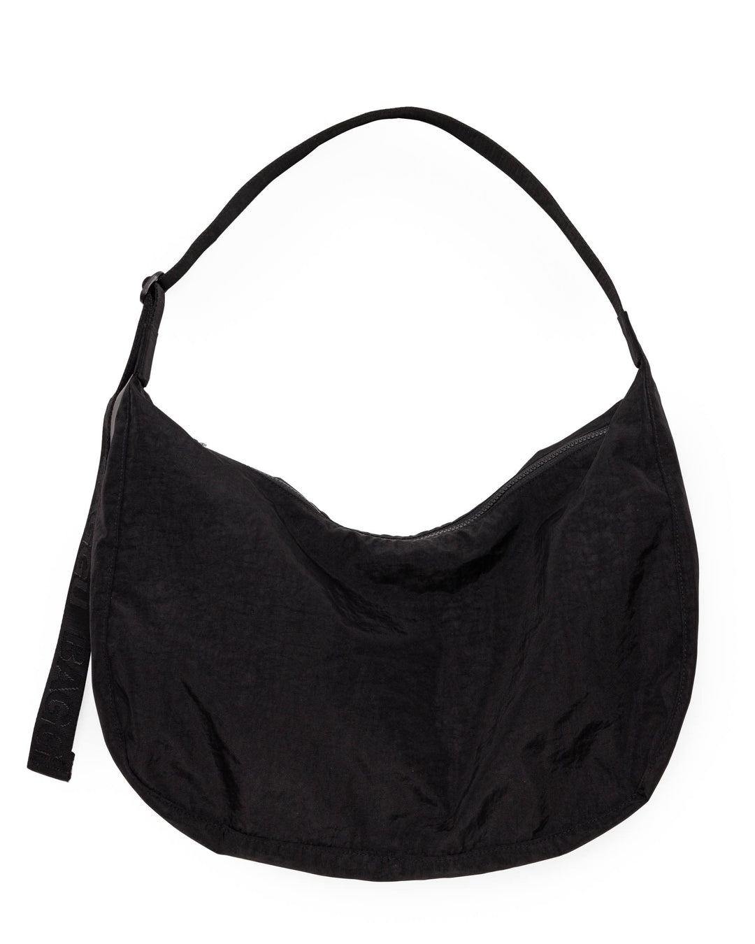 BAGGU Grosse Nylon-Halbmond-Tasche Schwarz, Schwarz
