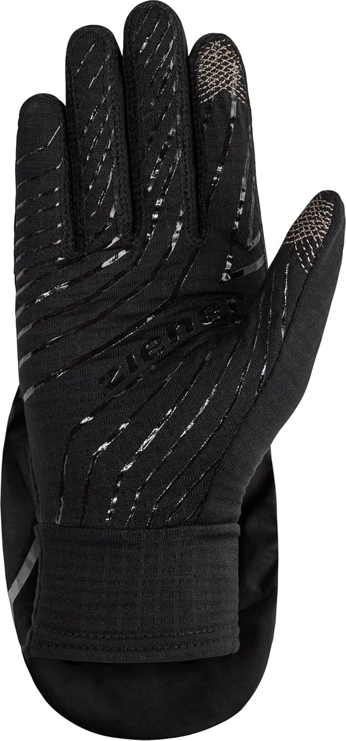 Ziener Herren Ivano Freizeit-/ Funktions-/ Outdoor-Handschuhe | Touch, Überzieh-Fäustling 6.5 Schwar