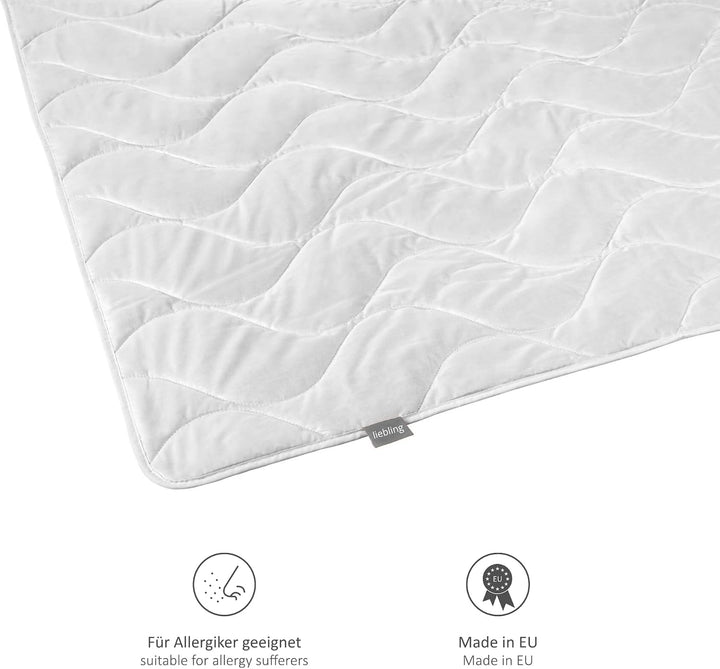 liebling Wildseidendecke Seiden-Leichtsteppbett aus 100% natürlicher Wildseide, Füllgewicht: 550 gr.