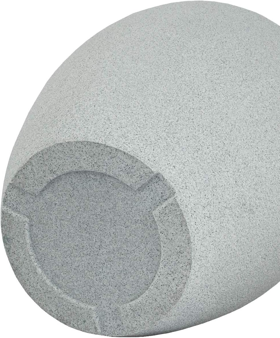 Pflanzwerk® Pflanzkübel Kunststoff Cup Grau Ø56cm Blumentopf *Frostbeständige Blumenkübel* *100% ÖKO