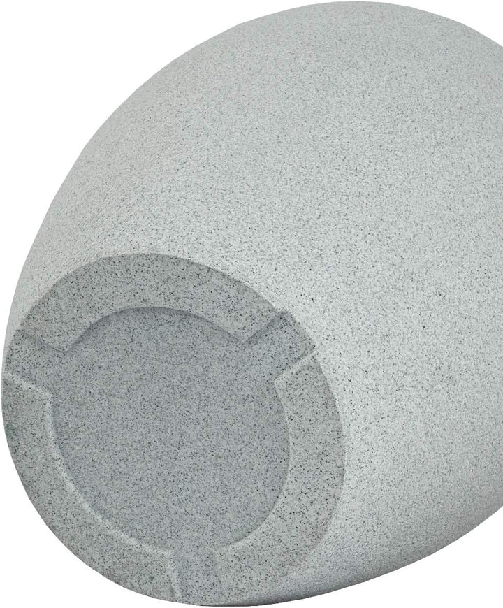 Pflanzwerk® Pflanzkübel Kunststoff Cup Grau Ø56cm Blumentopf *Frostbeständige Blumenkübel* *100% ÖKO