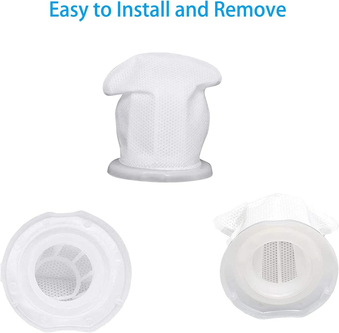 6 Stück Schmutzfilter Filter Zubehör Ersatzteile Ersatzfilter für Vorwerk Akkusauger VC100 VC 100