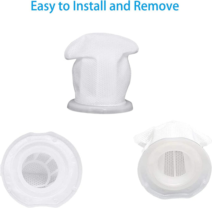 6 Stück Schmutzfilter Filter Zubehör Ersatzteile Ersatzfilter für Vorwerk Akkusauger VC100 VC 100
