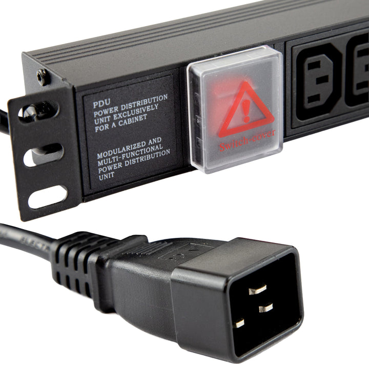 Strom Verteilen Einheit C20 Zum C13 12 Wege IEC Buchse 19 inch Horizontal PDU 16a [12 Way Horizontal