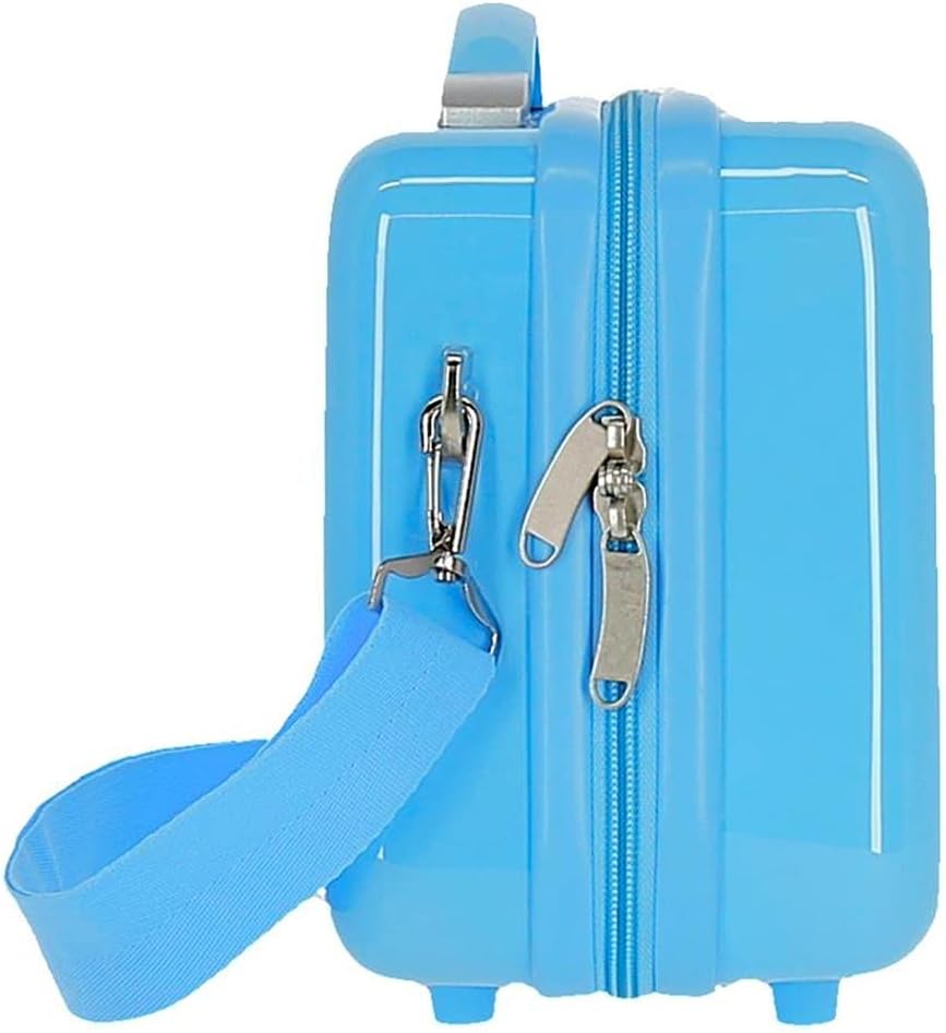 Disney Super Helpers Kulturbeutel, anpassbar, mit Umhängetasche, 29 x 21 x 15 cm Blau, Blau