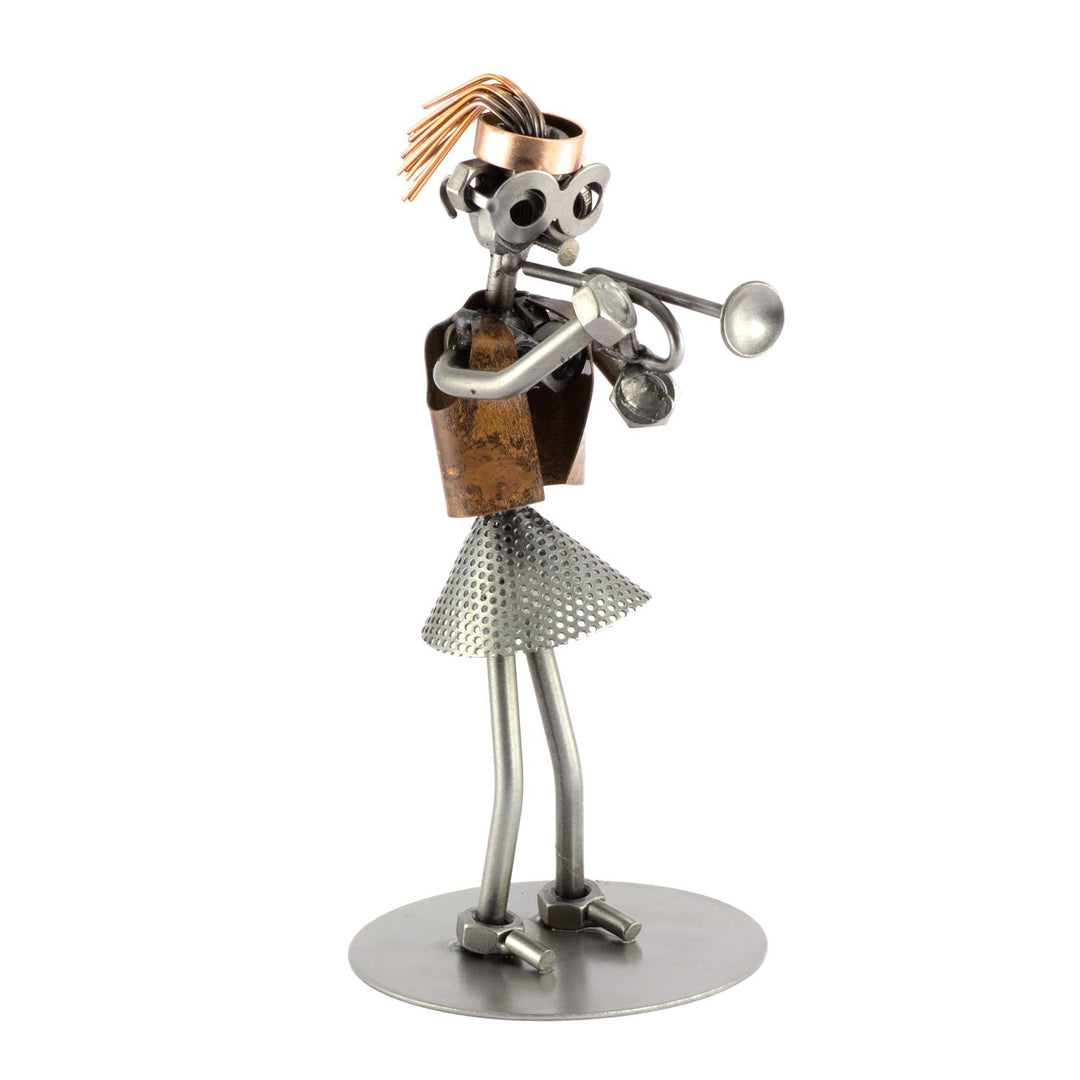 Steelman24 I Schraubenmännchen Trompetenspielerin I Made in Germany I Handarbeit I Geschenkidee I St