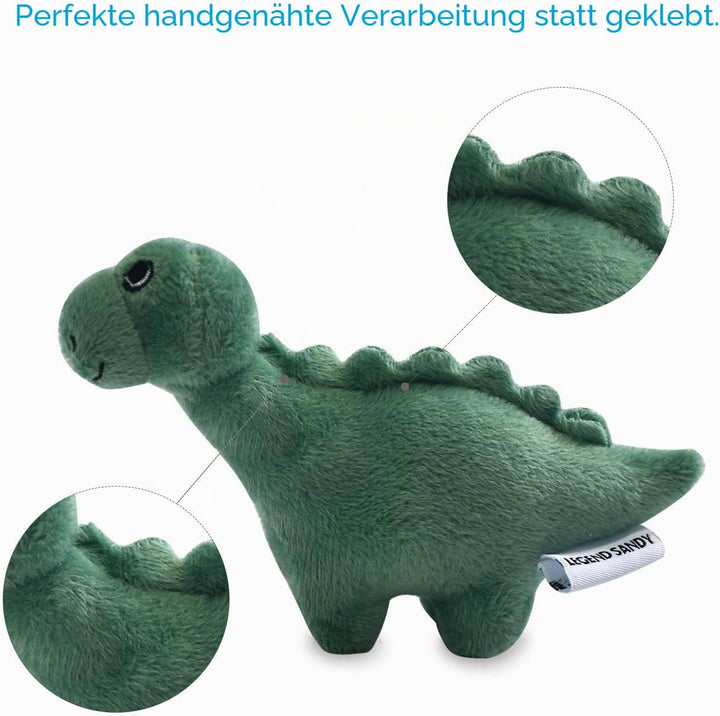 LEGEND SANDY Quietschendes Plüsch-Hundespielzeug-Set für Welpen, kleine gefüllte Welpen, Kauspielzeu
