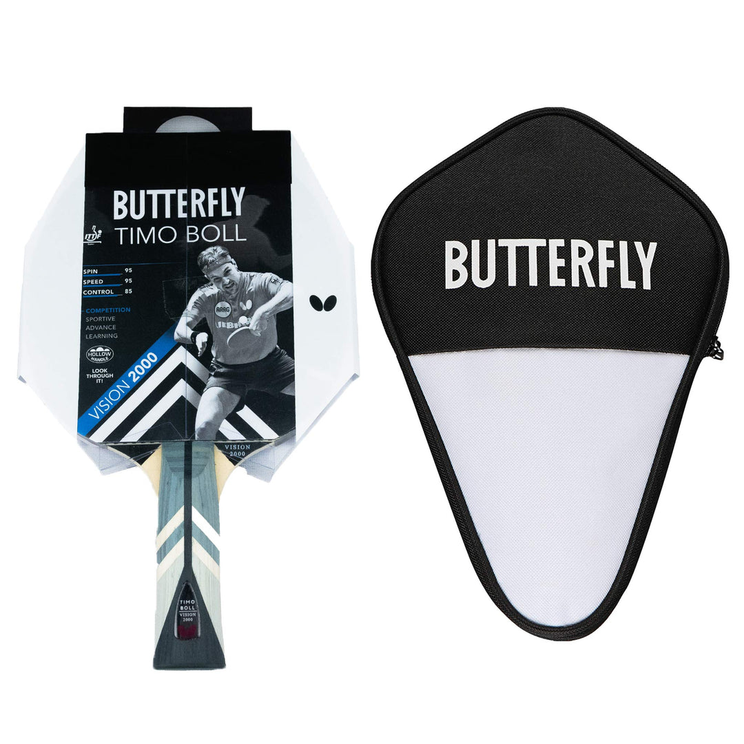 Butterfly® Timo Boll Vision 2000 Tischtennisschläger | Tischtennis Racket Bat TT Profi Wettkampfschl