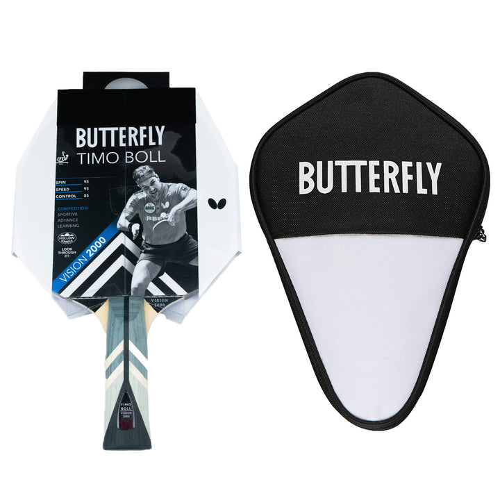 Butterfly® Timo Boll Vision 2000 Tischtennisschläger | Tischtennis Racket Bat TT Profi Wettkampfschl