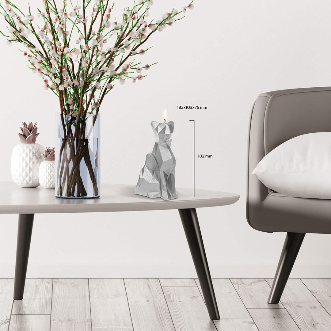 Candellana Handmade Cat Low-Poly Kerze Geschenk- Lustig - Dekorative Kerze - Home Décor - Geschenke