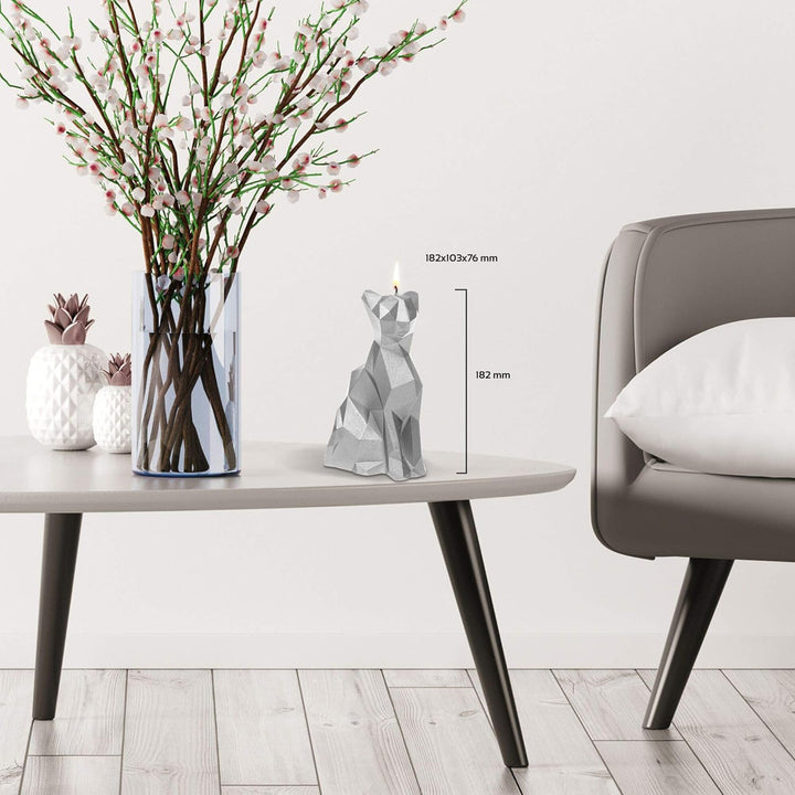 Candellana Handmade Cat Low-Poly Kerze Geschenk- Lustig - Dekorative Kerze - Home Décor - Geschenke