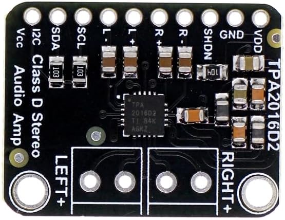 Audio-Verstärkermodul, TPA2016 2.8W Stereo Audio Amplifier Module, Class D I2C/AGC Steuermodus Audio