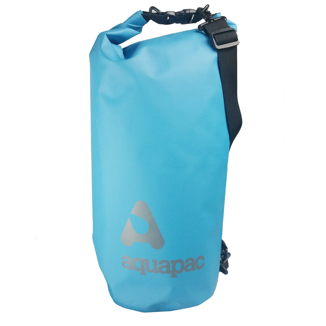 AQUAPAC Wasserdichter Trockenbeutel TrailProof Drybag 25l, Cyan blau, 50 x 24 x 3 cm, 25 Liter, 736