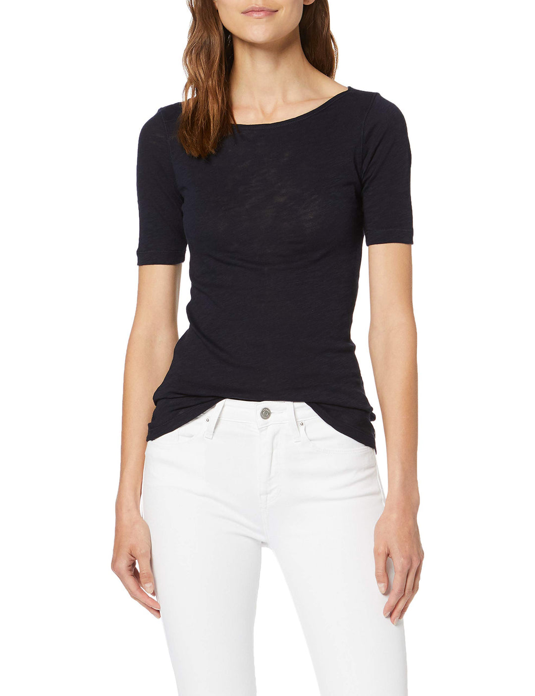Marc O'Polo Women's 002226151399 T-Shirt, Blau (Manic Mid, XL XL Blau (Manic Mid, XL Blau (Manic Mid