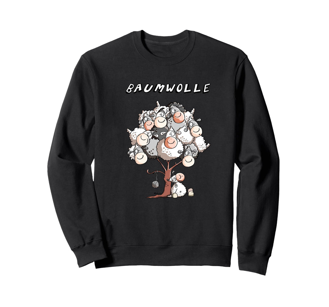 Baumwolle Schaf T Shirt I Wortspiel Funshirt Damen Kinder Sweatshirt
