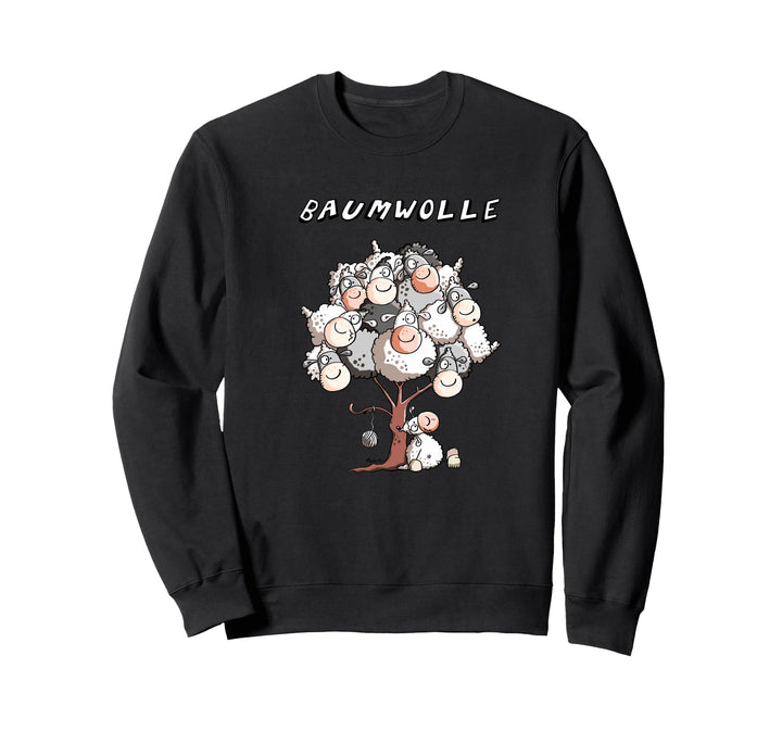Baumwolle Schaf T Shirt I Wortspiel Funshirt Damen Kinder Sweatshirt