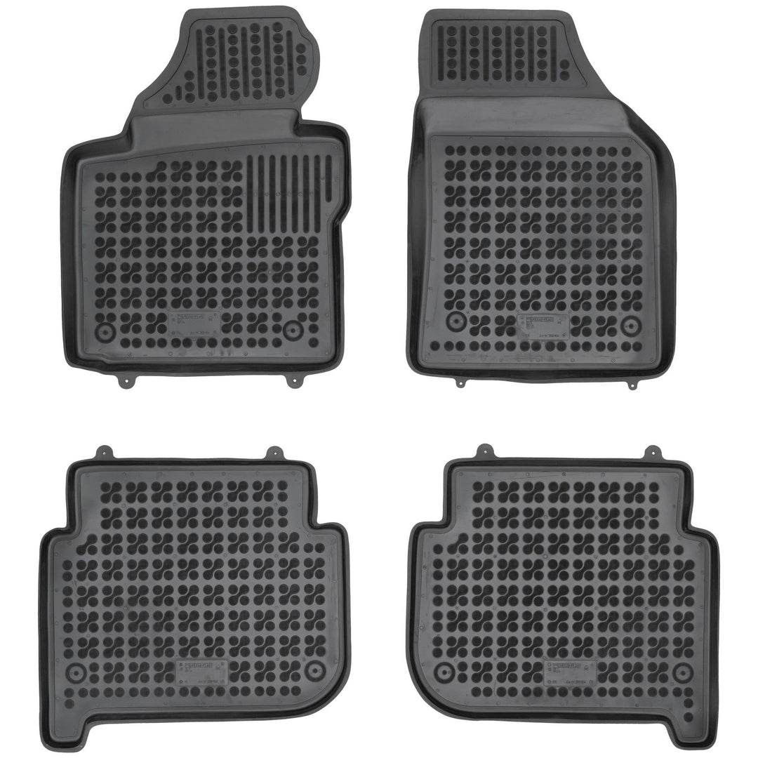 SMK Auto fussmatten gummimatten passt für Volkswagen Touran I 2003-2010 fussmatten Auto für alle Jah