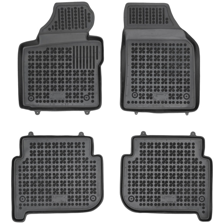 SMK Auto fussmatten gummimatten passt für Volkswagen Touran I 2003-2010 fussmatten Auto für alle Jah
