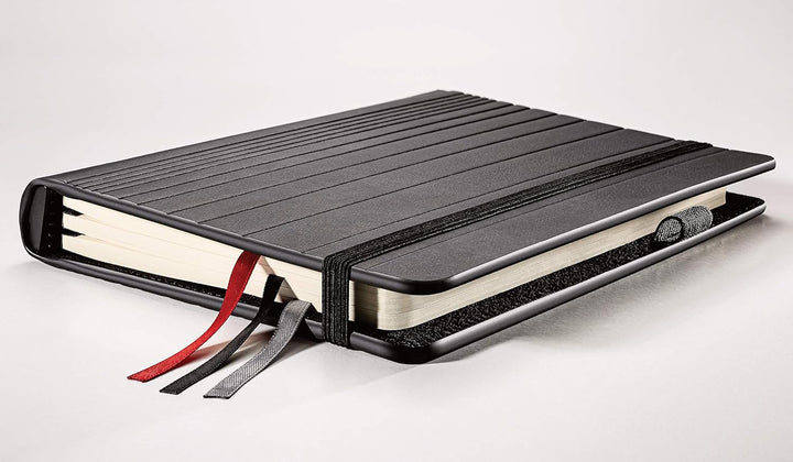 SIGEL CF110 Business Organiser, ca. A4, Kunstleder, schwarz - Conceptum flex DIN A4 Organiser, DIN A