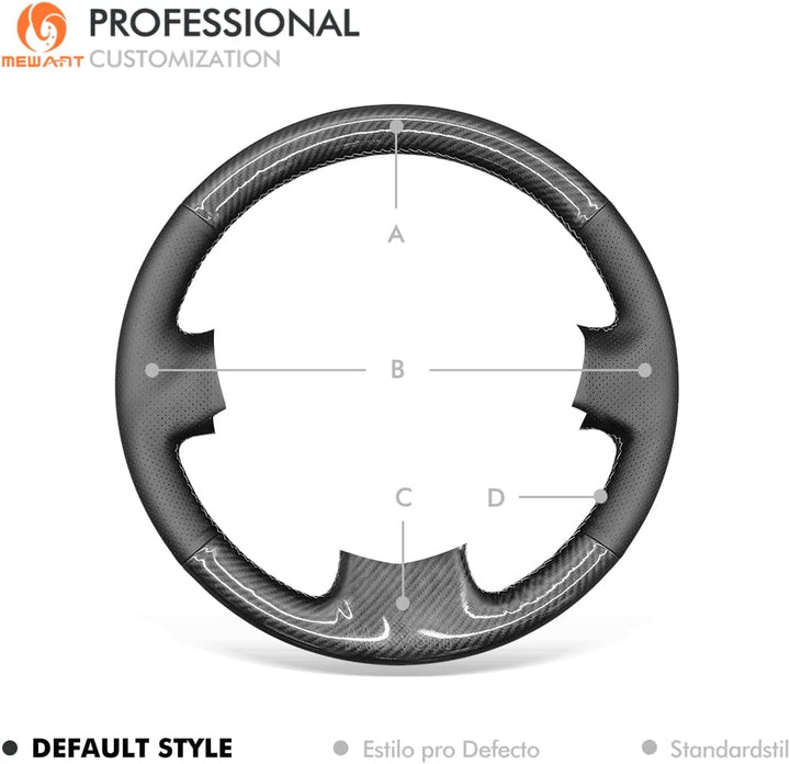 MEWANT Lenkradbezug für Renault Clio 2 2001–2008 / Twingo 2 2007–2014 / Dacia Sandero 2008–2012 für
